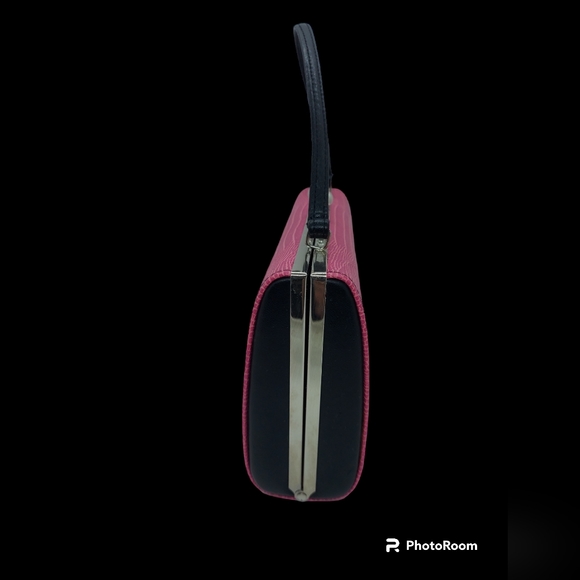 Unbranded Pink Textured Small Handbag - Picture 4 of 8